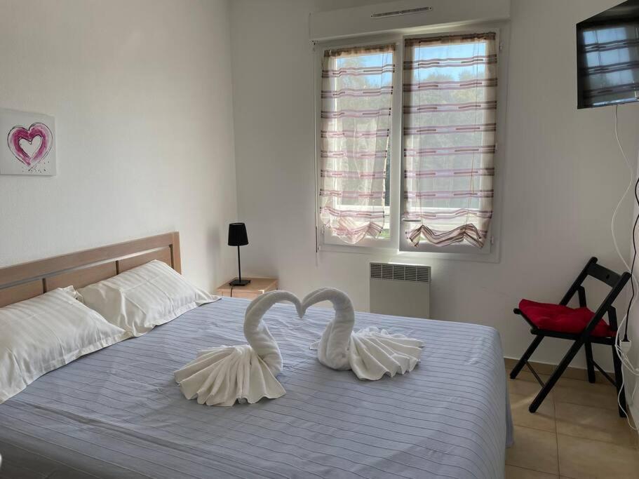 Appartement Tout Confort 2-4 Pers 500 M De La Plage Avec Piscine Et Wifi Santa-Maria-Poggio  ภายนอก รูปภาพ